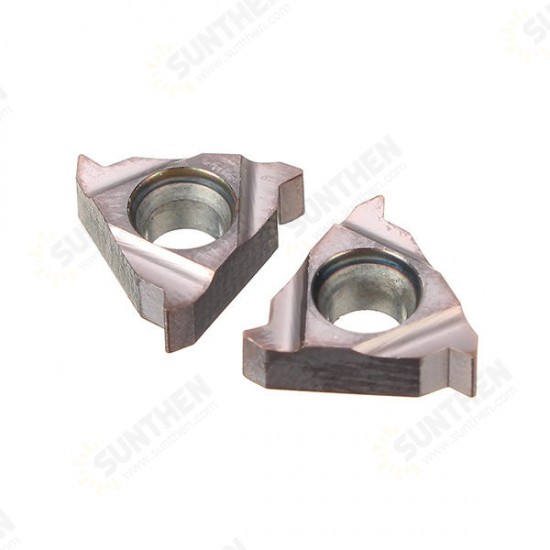 2pcs 11ER A60 Carbide Threading Inserts External Turning Tool Holder Inserts