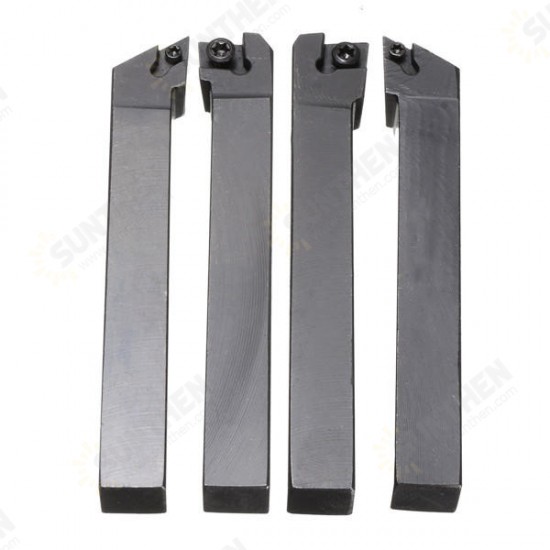 4pcs 12x100mm Lathe Turning Tool Holder Boring Bar For CCMT09T3 And DCMT0702 Inserts