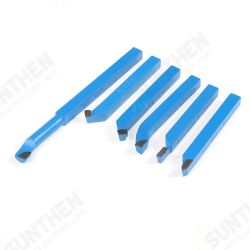 6pcs 8/10/12mm Carbide Lathe Tool Set Cutting Turning Boring CNC Bit