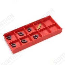 7pcs 10mm Shank Lathe Turning Tool Holder Boring Bar with 7pcs VP15TF Carbide Inserts 7pcs 10mm Shank Lathe Turning Tool Holder Boring Bar with 7pcs VP15TF Carbide Inserts