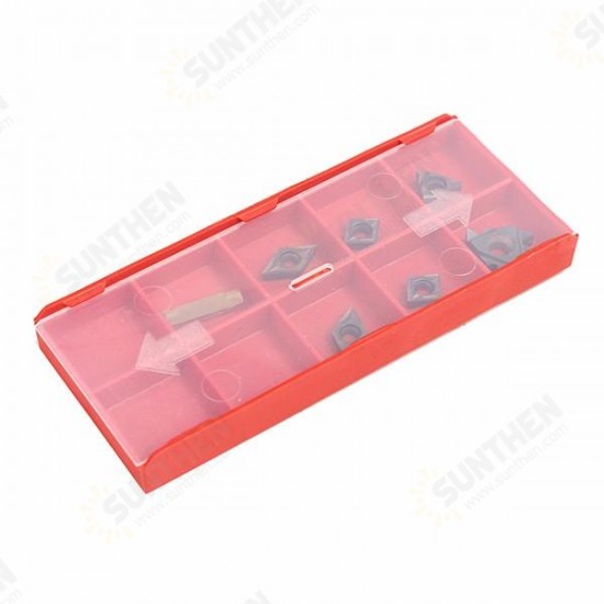 7pcs 12mm Shank Lathe Turning Tool Holder Boring Bar with 7pcs Carbide Insert and Wrench