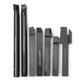 7pcs 12mm Shank Lathe Turning Tool Holder with 7pcs Carbide Inserts