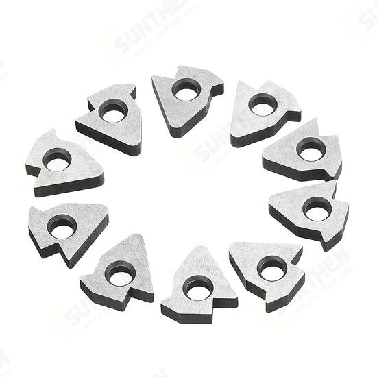 10pcs Carbide Insert Shim Seats STM1603L/STM1603R/STM22L/R for 16NR/ER 22NR/ER Turning Tool