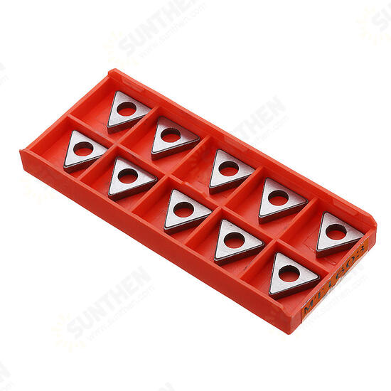 10pcs Carbide Shim Accessories Cutter Pad MT1603/MT1604/MT2204 for CNC Lathe Turning Tool TNMG16 TNMG22 Inserts