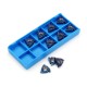 10pcs HRC45 Blue Nano 16ER AG60 Carbide Insert External Threading Insert