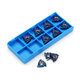 10pcs HRC45 Blue Nano 16ER AG60 Carbide Insert External Threading Insert