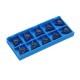 10pcs HRC45 Blue Nano 16ER AG60 Carbide Insert External Threading Insert