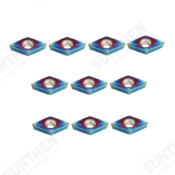 10pcs HRC45 Blue Nano DCMT070204 YBC251 Carbide Insert for SDJCR/SDNCN/SDQCR Turning Tool 10pcs HRC45 Blue Nano DCMT070204 YBC251 Carbide Insert for SDJCR/SDNCN/SDQCR Turning Tool
