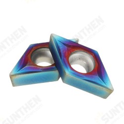 10pcs HRC45 Blue Nano DCMT070204 YBC251 Carbide Insert for SDJCR/SDNCN/SDQCR Turning Tool