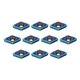 10pcs HRC45 Blue Nano DCMT11T308 Carbide Insert for SDJCR/SDJCL Lathe Turning Tool Holder