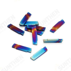 10pcs HRC45 Blue Nano MGMN150-G 1.5mm Carbide Insert for MGEHR/MGIVR Turning Tool Holder 10pcs HRC45 Blue Nano MGMN150-G 1.5mm Carbide Insert for MGEHR/MGIVR Turning Tool Holder
