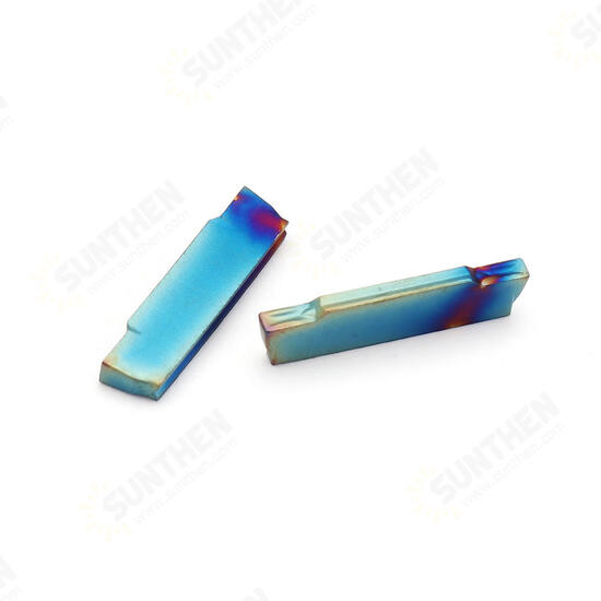 10pcs HRC45 Blue Nano MGMN150-G 1.5mm Carbide Insert for MGEHR/MGIVR Turning Tool Holder