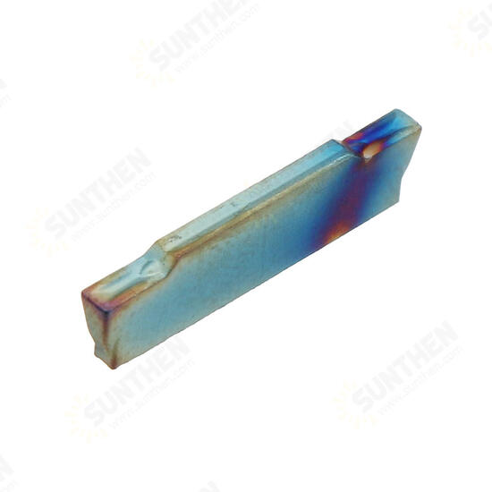 10pcs HRC45 Blue Nano MGMN150-G 1.5mm Carbide Insert for MGEHR/MGIVR Turning Tool Holder