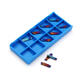 10pcs HRC45 Blue Nano MGMN150-G 1.5mm Carbide Insert for MGEHR/MGIVR Turning Tool Holder