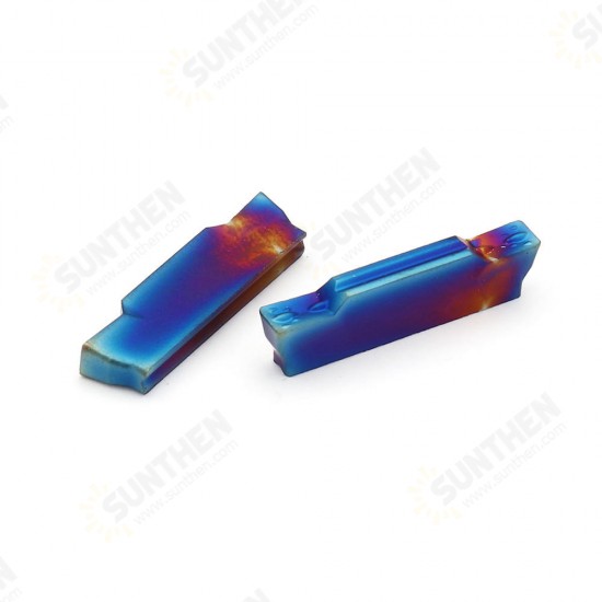 10pcs HRC45 Blue Nano MGMN300-M 3mm Carbide Insert for MGEHR/MGIVR Turning Tool Holder