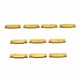 10pcs MGMN200-G 2mm Carbide Inserts for MGEHR/MGIVR Grooving Cut Off Tool Turning Tool