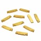 10pcs MGMN200-G 2mm Carbide Inserts for MGEHR/MGIVR Grooving Cut Off Tool Turning Tool