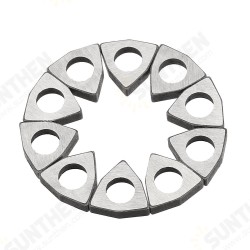 10pcs MW0603/MW0804 Carbide Insert Shim Seats Accessories for WNMG06 Insert Turning Tool 10pcs MW0603/MW0804 Carbide Insert Shim Seats Accessories for WNMG06 Insert Turning Tool