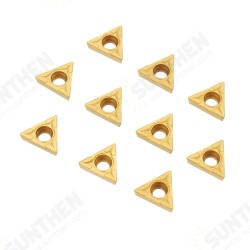 10pcs TCMT110204 Carbide Insert for Lathe Turning Tool Holder