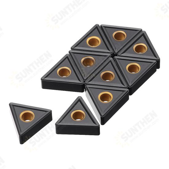 10pcs TNMG160404 MS CVD External Turning Tool Carbide Insert for DTGNR/L