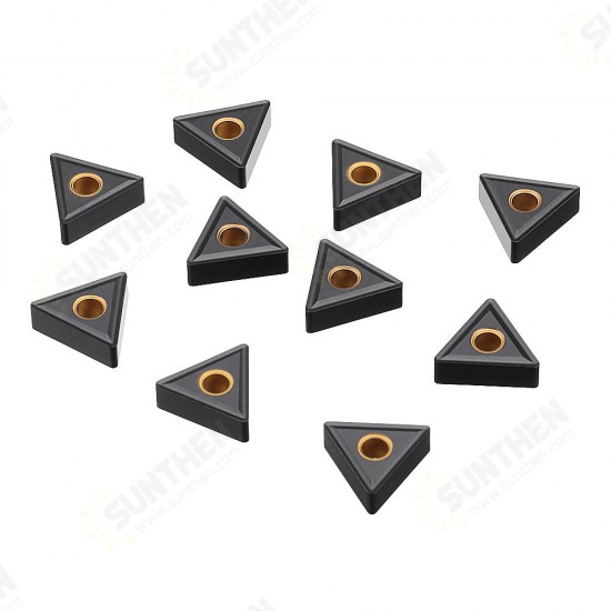 10pcs TNMG160404 MS CVD External Turning Tool Carbide Insert for DTGNR/L