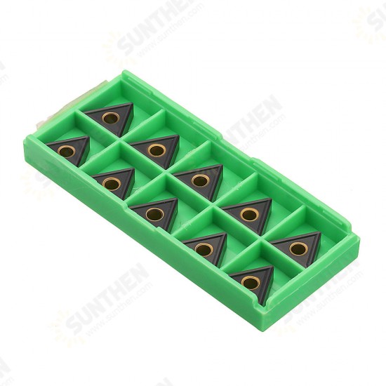 10pcs TNMG160404 MS CVD External Turning Tool Carbide Insert for DTGNR/L