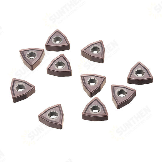 10pcs WNMG080404 MS CVD Carbide Insert Turning Tool Carbide Insert for DWLNR/L PWLNR/L