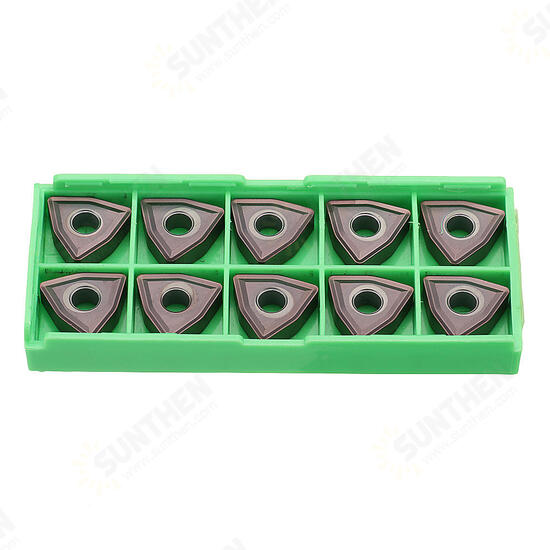 10pcs WNMG080404 MS CVD Carbide Insert Turning Tool Carbide Insert for DWLNR/L PWLNR/L