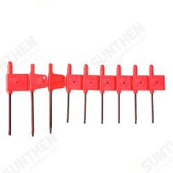 9pcs 10mm Shank Lathe Boring Bar Turning Tool Holder Set With Carbide Inserts