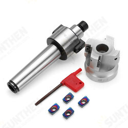 MT3 FMB22 400R-50-22 Face End Mill with 4pcs Blue Nano APMT1604 Inserts MT3 FMB22 400R-50-22 Face End Mill with 4pcs Blue Nano APMT1604 Inserts