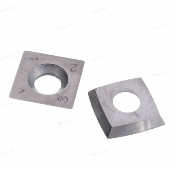 10PCS Carbide Inserts Cutter Set Including 5PCS Square and 5PCS Square Round Blades For Insert Scraper Glue Scraper