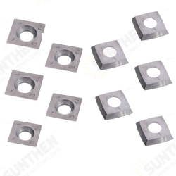 10PCS Carbide Inserts Cutter Set Including 5PCS Square and 5PCS Square Round Blades For Insert Scraper Glue Scraper 10PCS Carbide Inserts Cutter Set Including 5PCS Square and 5PCS Square Round Blades For Insert Scraper Glue Scraper
