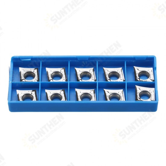 10pcs CCGT120404 AK H01 Aluminum Cutter Blade Carbide Insert Cutting Tool For CNC Turning Tools