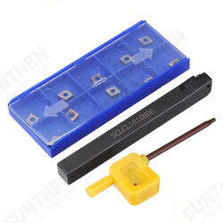 SCLCL1010H06 Turning Tool Holder Lathe Tool With 10pcs CCMT0602 Carbide Insert SCLCL1010H06 Turning Tool Holder Lathe Tool With 10pcs CCMT0602 Carbide Insert