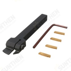 1010-2 10x10x100mm Lathe Turning Tool Holder With 4pcs MGMN200 Inserts 1010-2 10x10x100mm Lathe Turning Tool Holder With 4pcs MGMN200 Inserts