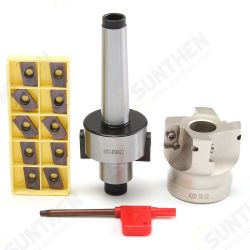 MT2 FMB22 400R 50mm Face End Mill Cutter with 10pcs APMT1604 Carbide Inserts Turning Tool MT2 FMB22 400R 50mm Face End Mill Cutter with 10pcs APMT1604 Carbide Inserts Turning Tool