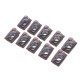 10Pcs AOMT123608 Carbide Insert Cutter CNC Machine Milling Blade Carbide Tool