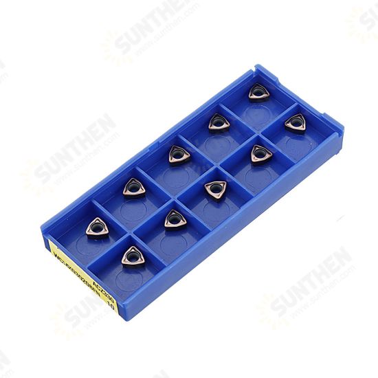 10pcs WCMX030208 Carbide Insert Drill Blade WCMX Milling Inserts for U-drill