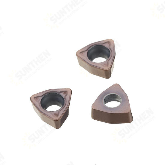 10pcs WCMX030208 Carbide Insert Drill Blade WCMX Milling Inserts for U-drill