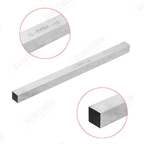 200mm 6/8/10/12mm HSS Square Milling Engraving Lathe Tool Bit Turning Tool