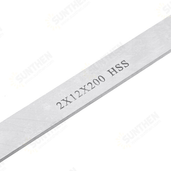 200x12x2mm HSS Square Engraving Bit Milling Lathe Tools Turning Tool