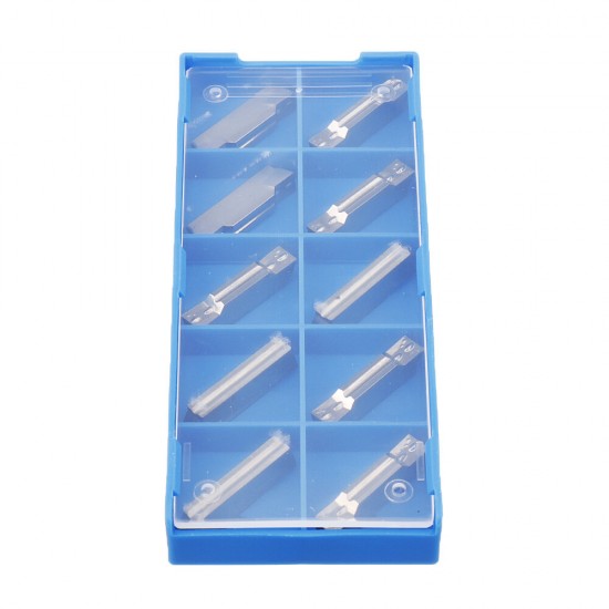 MGMN150/200/300/400 10pcs Carbide Insert Aluminum Cutter For Turning Tool Holder