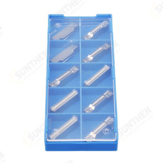 MGMN150/200/300/400 10pcs Carbide Insert Aluminum Cutter For Turning Tool Holder