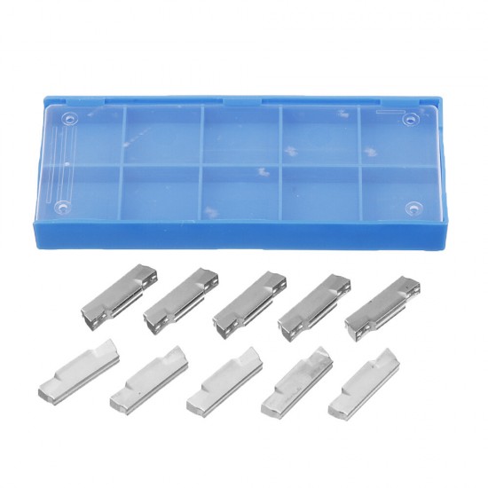 MGMN150/200/300/400 10pcs Carbide Insert Aluminum Cutter For Turning Tool Holder