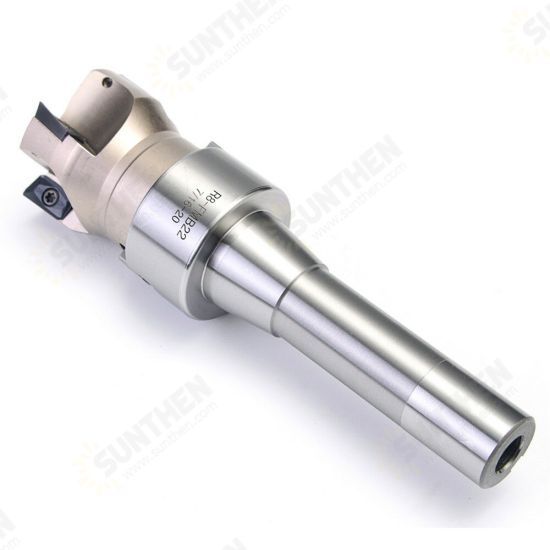 R8 FMB22 Straight Shank Arbor 400R Face End Mill Cutter with 4Pcs APMT1604 Carbide Inserts R8 FMB22 Straight Shank Arbor 400R Face End Mill Cutter with 4Pcs APMT1604 Carbide Inserts
