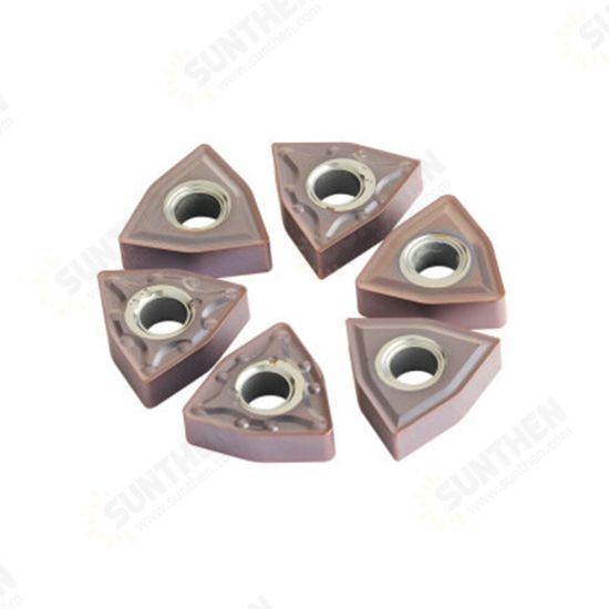 CNC Blade WNMG080404/08/12 Peach Shape Stainless Steel Special Alloy Lathe Outer Cutter