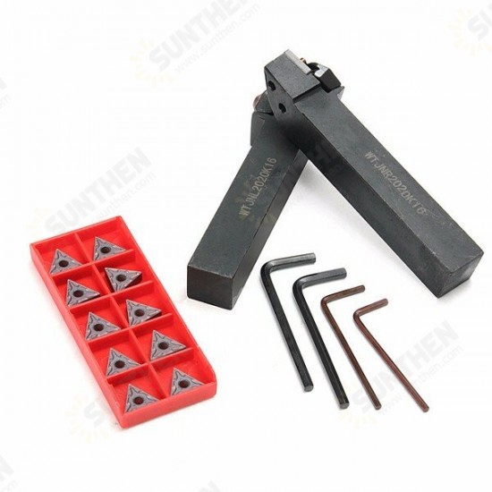 WTJNR2020K16 WTJNL2020K16 Turning Tool Holder with 10pcs TNMG160408-HS Carbide Inserts