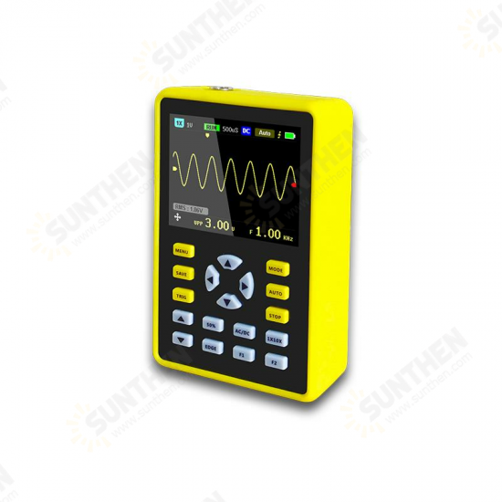 ADS5012H Digital 2.4inch TFT Screen Anti-burn Oscilloscope 500MS/s Sampling Rate 100MHz Analog Bandwidth with Waveform Storage and 3000mah Battery