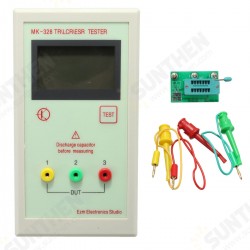 MK-328 Transistor Tester Capacitor ESR Inductance Resistor Meter LCR NPN PNP MOS MK-328 Transistor Tester Capacitor ESR Inductance Resistor Meter LCR NPN PNP MOS