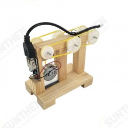 DIY Hand Manual Crank Generator Kit Child Training Materials Motor Handmade Science Invention Toys DIY Hand Manual Crank Generator Kit Child Training Materials Motor Handmade Science Invention Toys